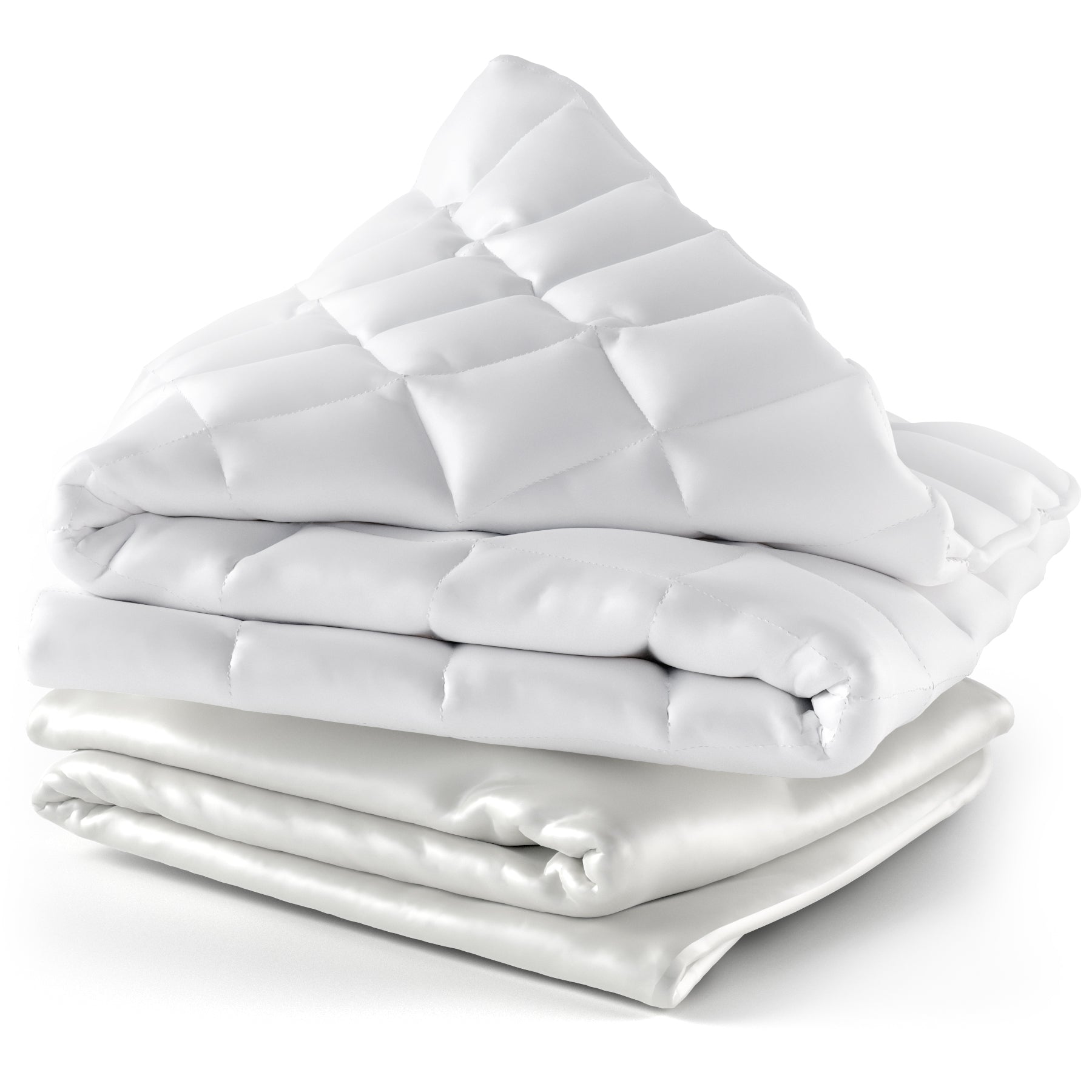 Bamboo Weighted Blanket - PV1 - Large / 8KG Size - White